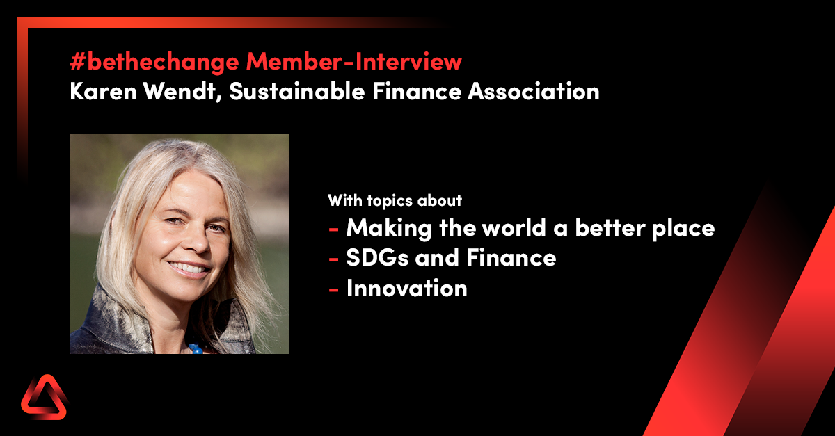 Meet Sustainable Finance Association - In interview with Karen Wendt